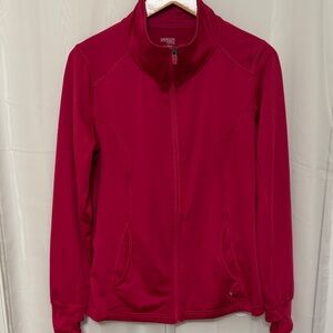 Danskin Now Semi-Fitted Pink Jacket Size Large